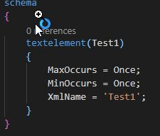 texteIement(Test1) 
XaxOccurs — Once; 
"inoccurs — Once; 
XmIName - • Testl•; 